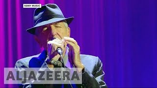 Legendary singer Leonard Cohen 82 dies [upl. by Aylatan]