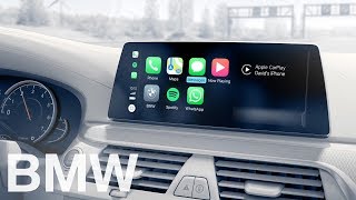 BMW ConnectedDrive Apple CarPlay [upl. by Airakaz]