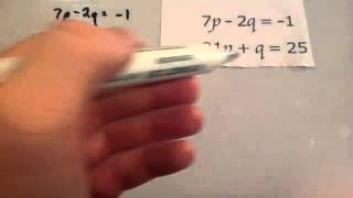 Simultaneous Equations elimination  Corbettmaths [upl. by Guy]