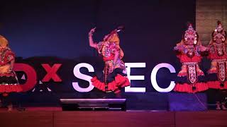 Yakshagana  Vidushi Mahima S Rao and Team  TEDxSJEC [upl. by Embry]