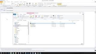 Envoyer un dossier via Outlook [upl. by Lyall]