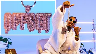 Offset Shows Off His Insane Jewelry Collection  GQ [upl. by Ella]