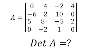 Determinante de una matriz 4x4 [upl. by Iaria154]