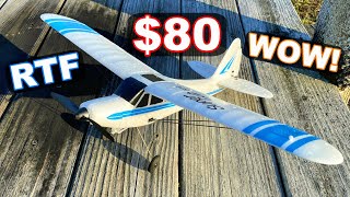 80 RC Airplane READY TO FLY for Beginner  Volantex Super Cub 500  TheRcSaylors [upl. by Nevet]