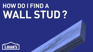 How Do I Find a Wall Stud  DIY Basics [upl. by Akcebar]