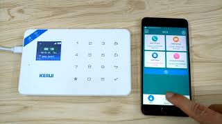 Host KERUI W18 Alarm system WIFI GSM Support IOSANDROID APP [upl. by Bucella]