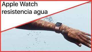 🌊 ¿Se puede mojar el Apple Watch ¿Y nadar en el mar o la piscina 🏊 [upl. by Jonme778]