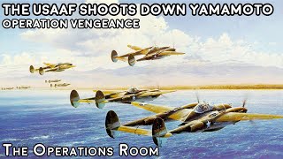 The USAAF Intercepts and Shoots Down Admiral Yamamoto 1943  Animated [upl. by Nemzaj776]