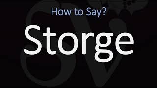 How to Pronounce Storge CORRECTLY LOVE Meaning amp Pronunciation [upl. by Nahraf]