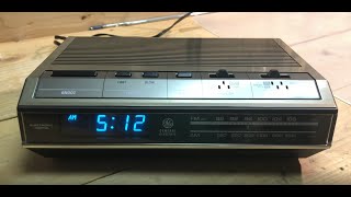 General Electric Clock Radio Extravaganza Part II  the 1980s [upl. by Esinereb523]