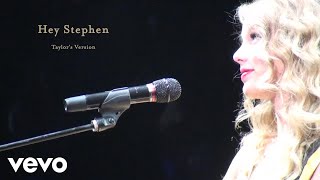 Taylor Swift  Hey Stephen Taylors Version Lyric Video [upl. by Aneekat]