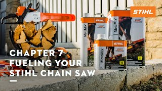 Chapter 7 Fueling Your STIHL Chain Saw  STIHL Tutorial [upl. by Rehc]