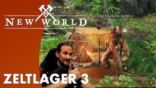 NEW WORLD  Zeltlager Rang 3  Stufenbelohnung Level 25 Questgeber [upl. by Inva]