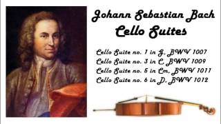 Johann Sebastian Bach  Cello suites in 432 Hz great for reading or studying [upl. by Ennylyak316]