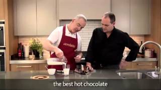 How to make a hot chocolate using an aerolatte milk frother [upl. by Enram]