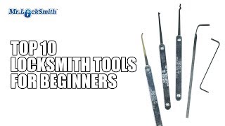 Top 10 Locksmith Tools for Beginners  Mr Locksmith [upl. by Lotti]