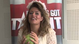 Britains Got Talent 2014 final Lettice Rowbotham interview [upl. by Lered]