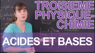 Acides et bases  PhysiqueChimie  3e  Les Bons Profs [upl. by Arriet]