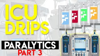 Paralytic Monitoring and Care  Paralytics Part 3  ICU Drips [upl. by Olethea]