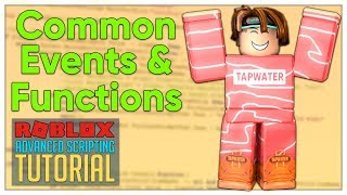 Advanced Roblox Scripting Tutorial 4  Common BuiltIn Functions Beginner to Pro 2019 [upl. by Ayaj]