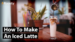 How To Make An Iced Latte Easy Iced Latte Recipe With A Simple Twist [upl. by Chaffin83]