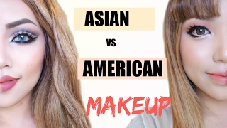 Asian Vs American Makeup [upl. by Cleon864]