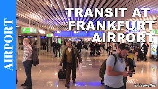 TRANSIT WALK AT FRANKFURT Airport FRA Terminal 1  Connection Flight Transfer Arriving amp Departing [upl. by Noeht589]