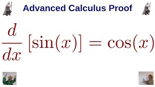 Proof that the Derivative of sinx is cosx using the Limit Definition of the Derivative [upl. by Aristotle]