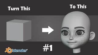 Modeling a Character in Blender 3d 283 Part 1  Head [upl. by Nolly]