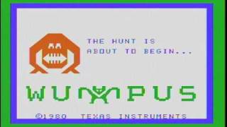 Hunt the Wumpus TI994A gameplay footage [upl. by Nitz]