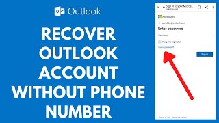 How to Recover Outlook Account Without Phone Number [upl. by Lagasse436]