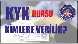 KYK BURSU KİMLERE VERİLİR [upl. by Htor]