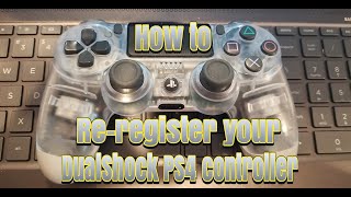 How To ReRegisterConnect your PS4 controller using a Keyboard [upl. by Ainer]