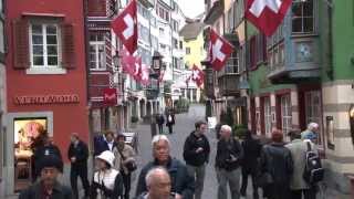 Zurich Switzerland Old Town walking tour [upl. by Fagin]