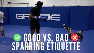 MUST WATCH BEFORE SPARRING Good VS Bad Sparring Etiquette [upl. by Acinhoj943]