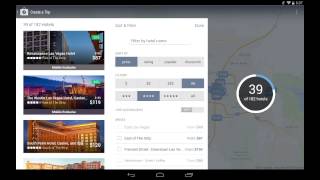 The New Expedia Tablet App Travel Search Reimagined [upl. by Enitsirc]