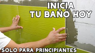 COMO colocar cerámica EN UN BAÑO👉 APRENDE HOY [upl. by Ursi]