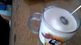 Aerolatte Review Frothing Cold Milk In Under 1 Minute [upl. by Turoff]