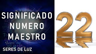 ✨Significado angelical número 22 ✨Número Maestro 22 Numerología numero 2 número angélico 222 [upl. by Akirdnuhs]