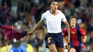 RIVALDO 3 GOALS VS VALENCIA 2001 [upl. by Eanwahs268]