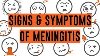 Meningitis Signs and Symptoms Infographic Visually Impaired Friendly  Meningitis Now [upl. by Annayi923]